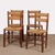 French Straw-Seated Wooden Chairs, 1950s, Set of 4 For Sale - Image 9 of 9