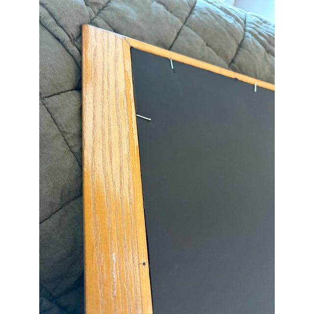 NOLA artist Chris Lawson mixed media. Self-taught Southern artist collage and painting in vintage solid wood frame under...