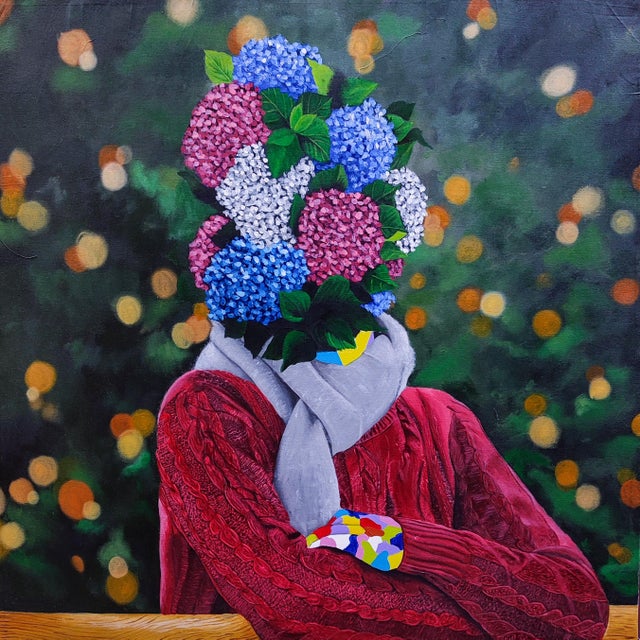 Embracing Imperfection Life's Beautiful Struggle, Madoti Oluwadamilare (2022), Acrylic on Canvas For Sale