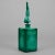 Art Deco Era Czech Malachite Glass Perfume with Nude Stopper For Sale In Detroit - Image 6 of 6