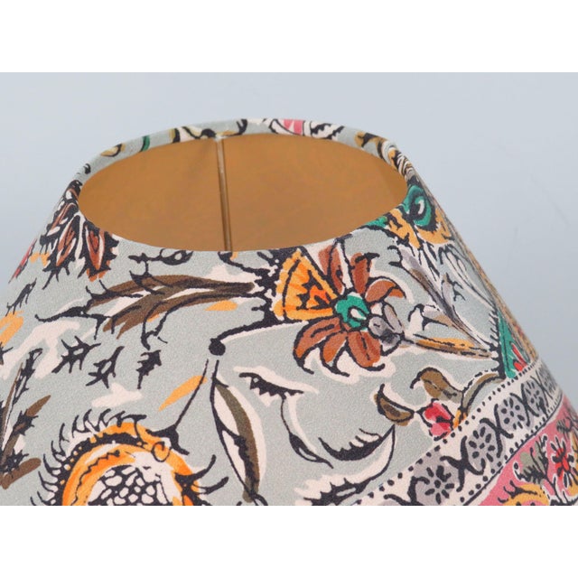 1960s Mid-Century Blue Crystal Table Lamp from Val Saint Lambert, 1960s For Sale - Image 5 of 12