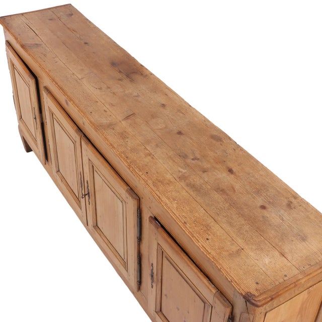 Unusual Belgian Pine and Oak Sideboard, Late 19th C. For Sale - Image 4 of 7