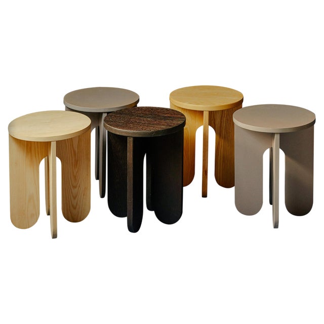 Capsule Stools by Owl, Set of 5 For Sale