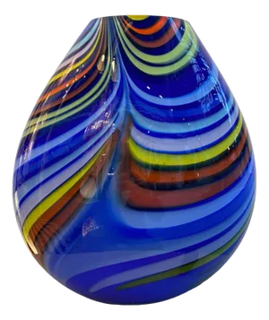 Italian Artistic Murano Glass Vase by Simoeng