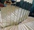 Vintage 1980s Postmodern Art Deco Revival 9- Panel Beveled Step Mirror For Sale - Image 15 of 17