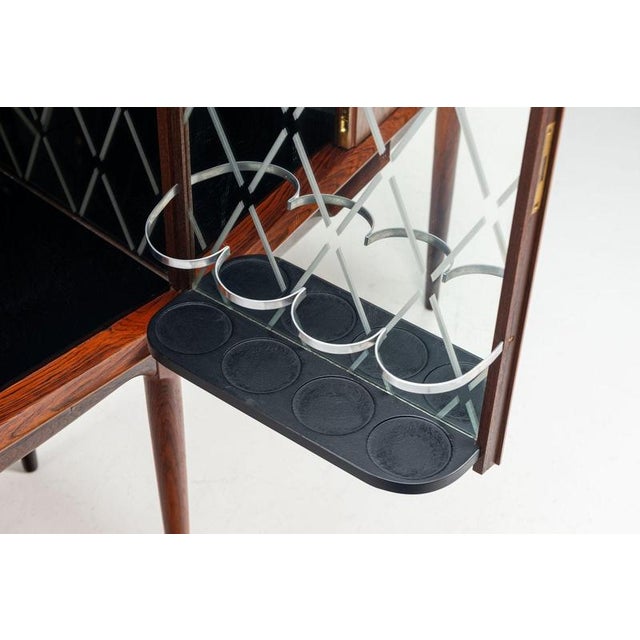 Bar Cabinet in Rosewood by Illum Wikkelso for C. F. Christensen, Denmark, 1960 For Sale - Image 10 of 18