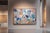 2020s 2026, Geometric Bauhaus Floral Painting on Canvas, Plucking Petals, Squares Grid by Natalia Roman For Sale - Image 5 of 8