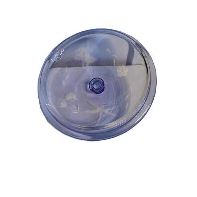 Lenox Butterfly Meadow Glassware Biscuit Barrel With Lid For Sale In Houston - Image 6 of 6