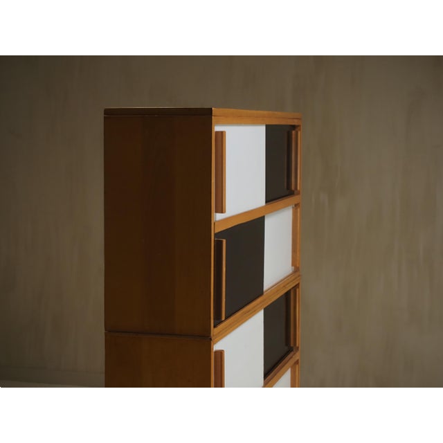 French Sliding Door Cabinet, 1970s For Sale - Image 6 of 17
