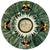 Chinoiserie 1960 Mid-Century Chinese Bok Choy Cabbage Leaf & Butterfly Plates - Set of 4 For Sale - Image 3 of 9
