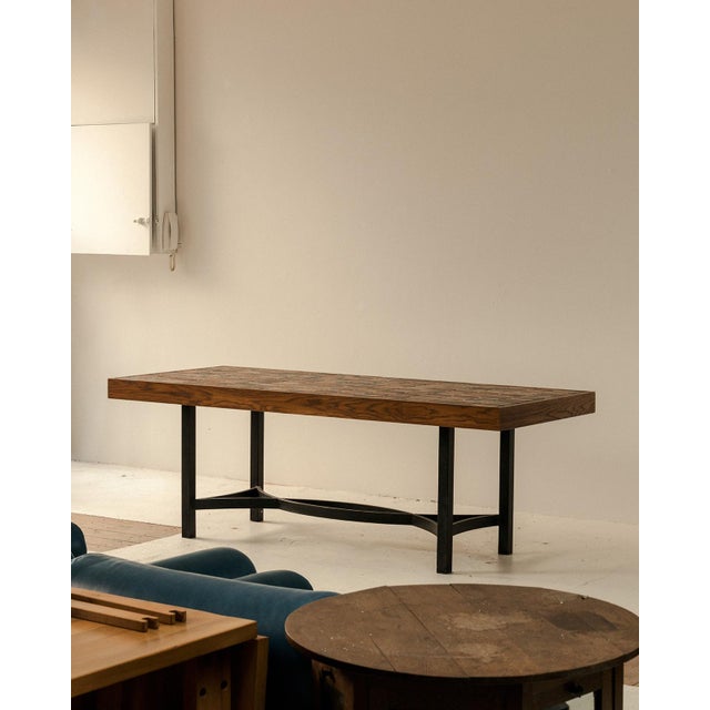 Unique Ceramic dining table made in France around 1970. This design reminds us of the designs by French artist Roger...