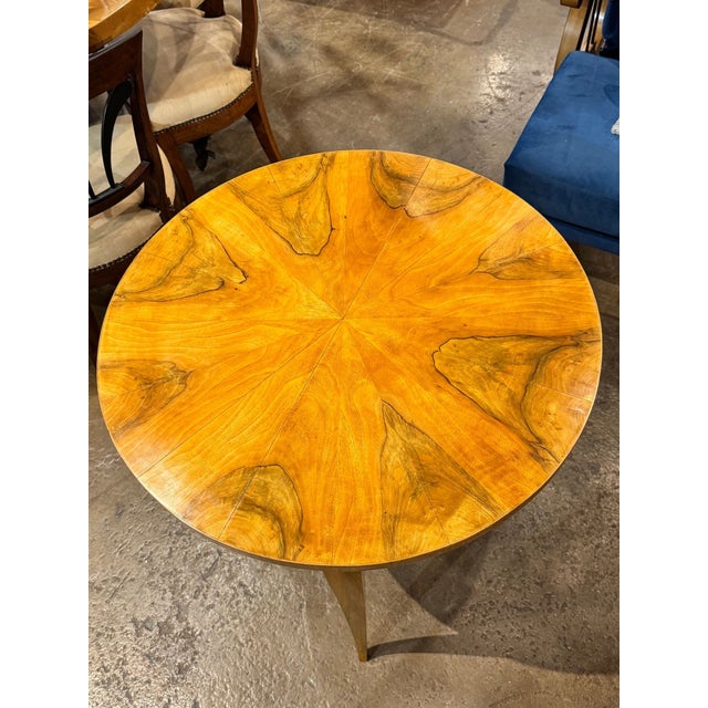 19th Century 19th C. German Biedermeier Walnut Table For Sale - Image 5 of 5