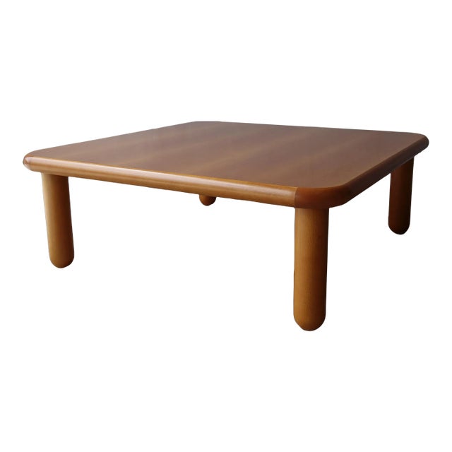 Post Modern Low Profile Square Coffee Table Chairish
