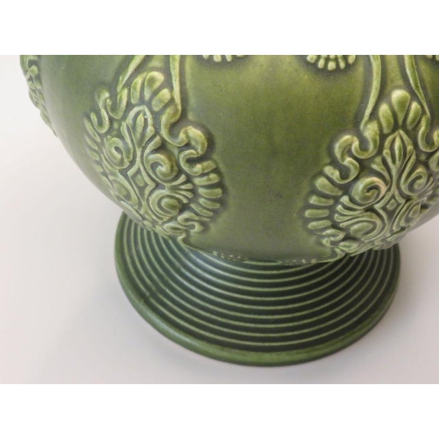 Textile West German Table Lamp from Bay Keramik Bay, 1960 For Sale - Image 7 of 16