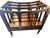 Traditional Late 20th Century A Bombay Company Dark Wood Magazine Rack With a Drawer and Casters. For Sale - Image 3 of 7