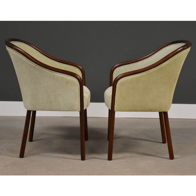 1970s 1970s Ward Bennett for Brickel Associates Banker Chairs - Set of 4 For Sale - Image 5 of 10