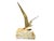 Beautiful vintage Curtis Jere bird in flight sculpture on stone base. Signed/dated on wing.