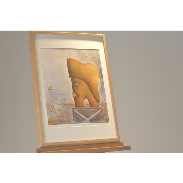 Goldener Julius, Lithograph, Falko Hamm For Sale - Image 4 of 9