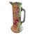 Vintage Nippon Hand Painted Raised Moriage Pitcher Vase Art Nouveau Style For Sale