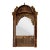 Late 20th Century Moorish Boho Chic Hand-Carved Wooden Wall Mirror For Sale