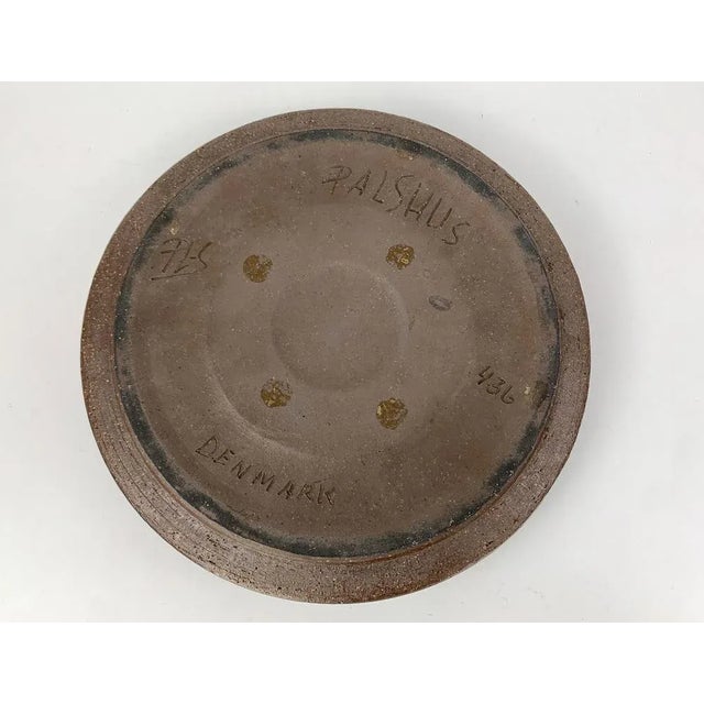 Large Danish Ceramic Dish Bowl by Per Linnemann-Schmidt for Palshus, 1960s For Sale - Image 10 of 12