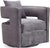 Kennedy Grey Velvet Swivel Chair For Sale - Image 10 of 10