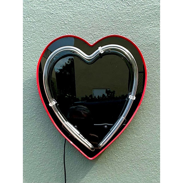 Vintage Neon Heart For Sale - Image 9 of 12