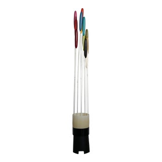 1960s Bill Curry Cattails Lamp For Sale