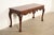 Baker Furniture Company Baker Furniture Georgian Carved Mahogany Console or Sofa Table, Newly Refinished For Sale - Image 4 of 15