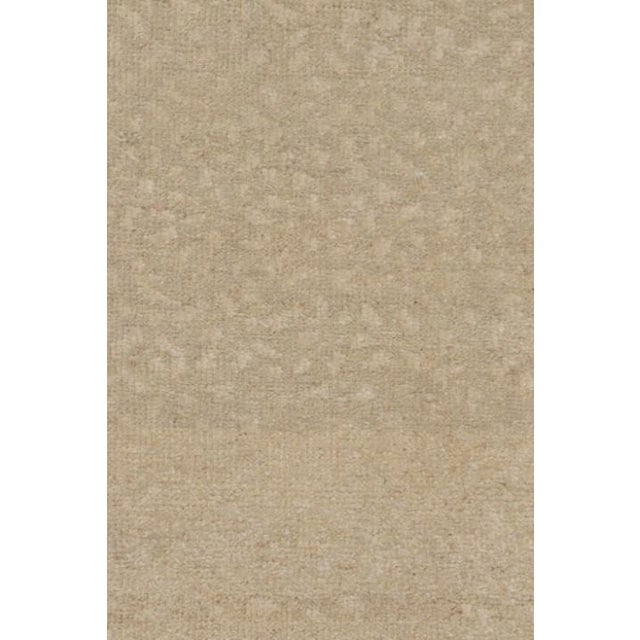 Rug & Kilim’s Oversized Contemporary Textural Solid Rug in Beige Tones - 11x20 For Sale In New York - Image 6 of 8