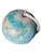 Sky Blue VTG Rand McNally 17" Topographical Globe With Metal Base - Soviet Union For Sale - Image 8 of 14