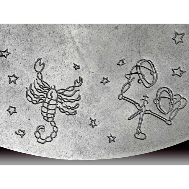 Antique French Table With Zodiac Symbols For Sale In Providence - Image 6 of 12