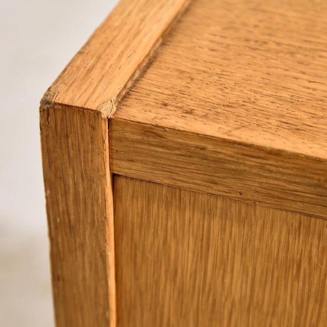 Vintage Oak Dresser with Four Drawers, 1960s For Sale - Image 4 of 16