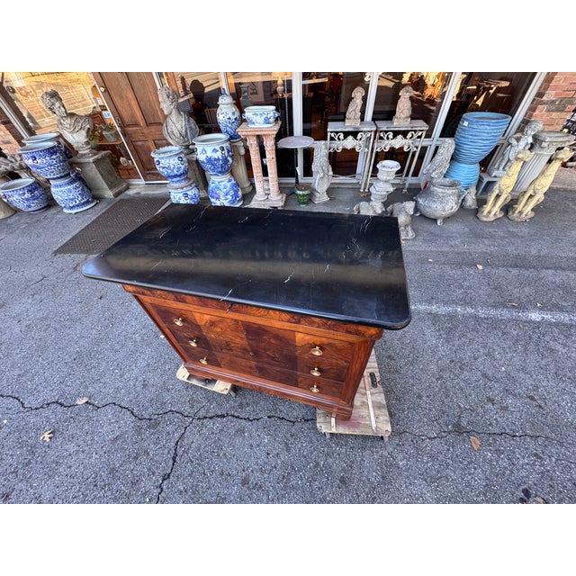 19th Century French Chest of Drawers With Marble Top For Sale - Image 10 of 12