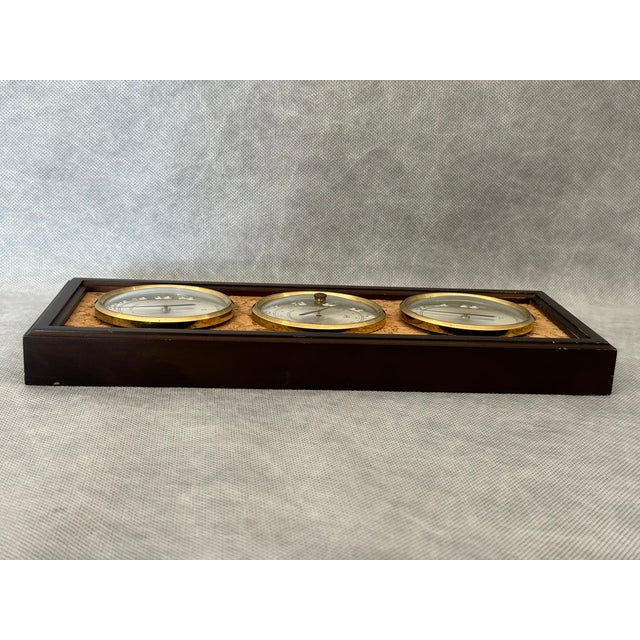 Weather Station with Hygrometer, Barometer and Thermometer from Barigo, Germany, 1960s For Sale - Image 5 of 7