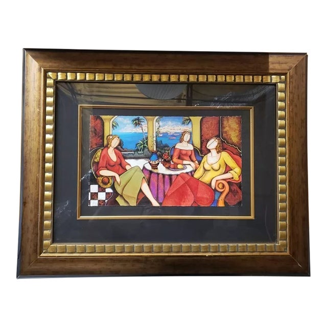 Charles Lee Limited Edition #445/450 Print Signed "Lazy Afternoon" Framed & Matted For Sale