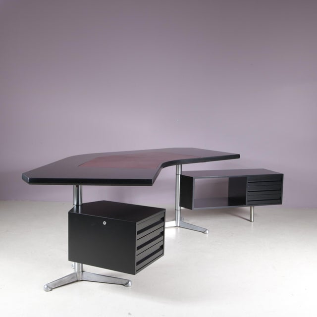 Desk by Osvaldo Borsani for Tecno, Milan, Italy, 1950s For Sale - Image 16 of 16