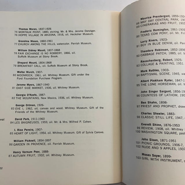 Paper A Century of American Art 1864-1964 For Sale - Image 7 of 8