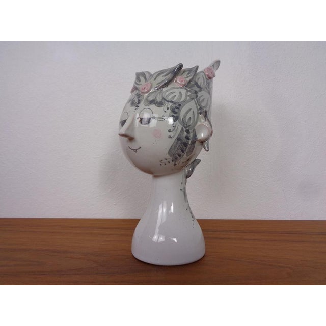 Ceramic Titania Vase by Bjørn Wiinblad for Illums Bolighus, 1960s For Sale - Image 3 of 16