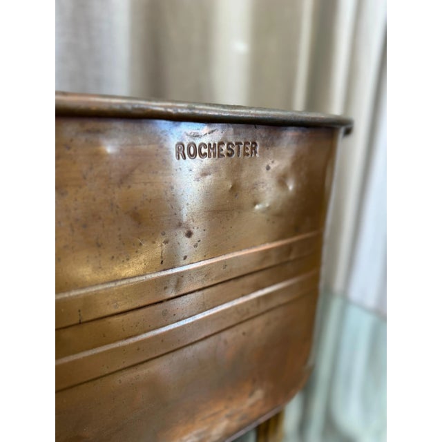 Rochester Copper Boiler Tub For Sale - Image 4 of 4