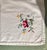 Early 20th Century Embroidered Floral Square Tablecloth For Sale - Image 4 of 11