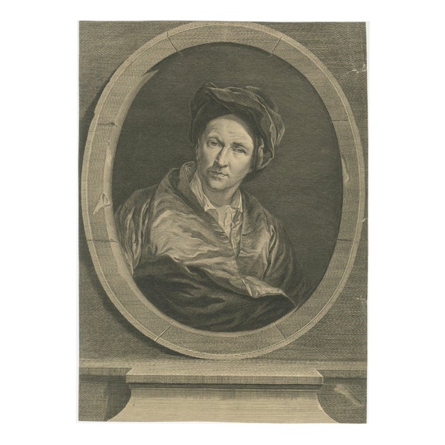 Étienne Fessard, Monsieur Gaultere, 1750, Engraving For Sale