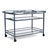 Brown Jordan Venetian Bar Cart in Sapphire For Sale