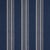 Traditional Sample - Schumacher Nor Stripe Fabric In Indigo For Sale - Image 3 of 5