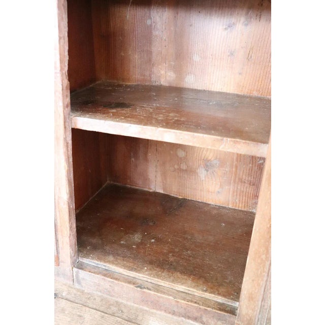 Antique Kneeler in Larch Wood, 1780s For Sale - Image 6 of 12