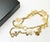Chanel 1980s Chanel Rare Vintage Gold Plated CC Letter Long Necklace For Sale - Image 4 of 6
