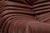 2000 - 2009 Togo Fireside Chair and Ottoman in Italian Chestnut Leather - Restored Vintage Ligne Roset For Sale - Image 5 of 17