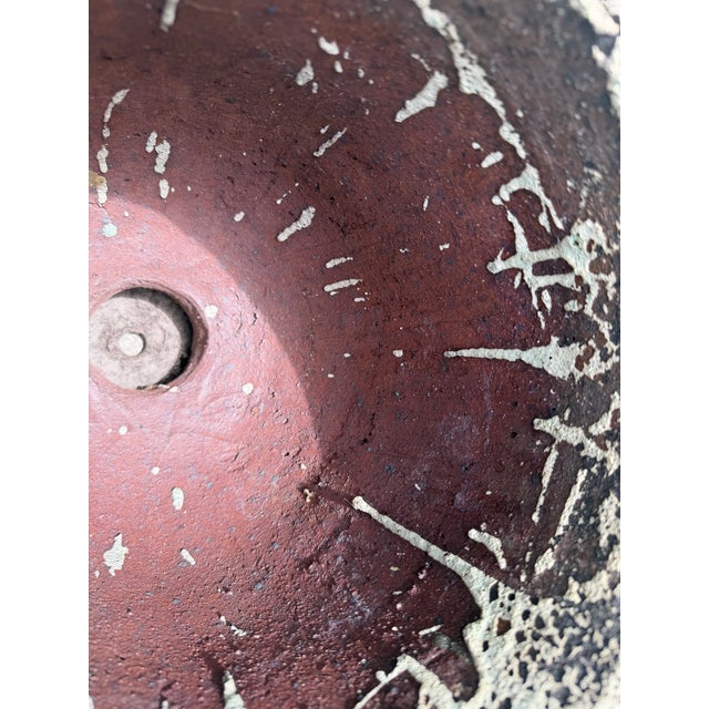 Vintage Volcanic Glaze Terracotta Garden Planter For Sale In Naples, FL - Image 6 of 10
