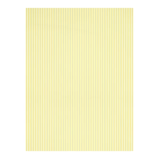 The House of Scalamandré Wilson Stripe Wallpaper, Lemon For Sale