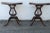 Traditional Mahogany Harp Claw Feet Side End Tables a Pair For Sale - Image 3 of 12